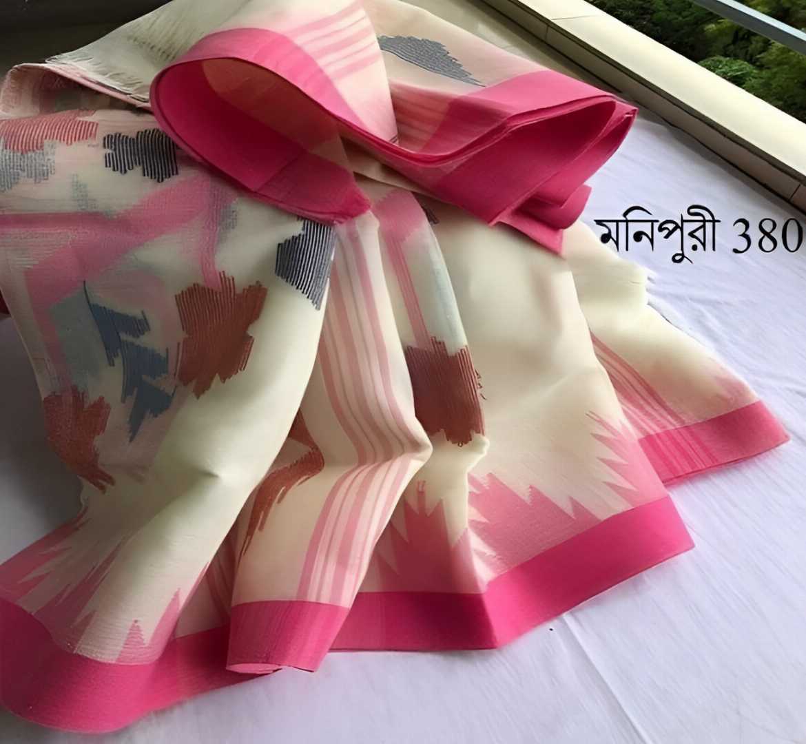 Shiuli,Flower,Monipuri,Saree