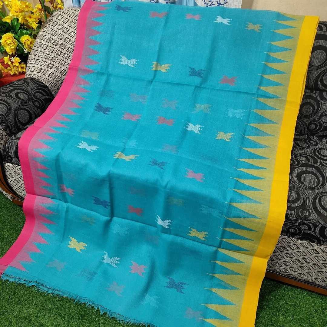 Shiuli,Flower,Monipuri,Saree