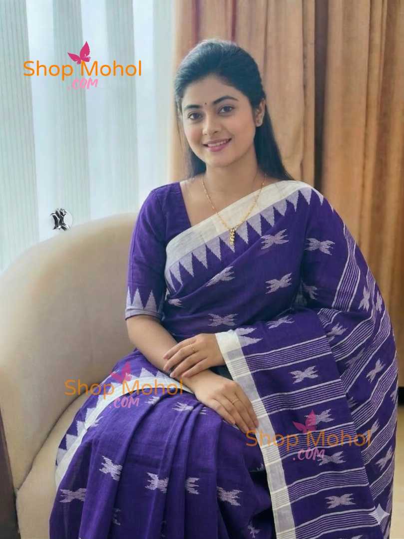 Shiuli,Flower,Monipuri,Saree