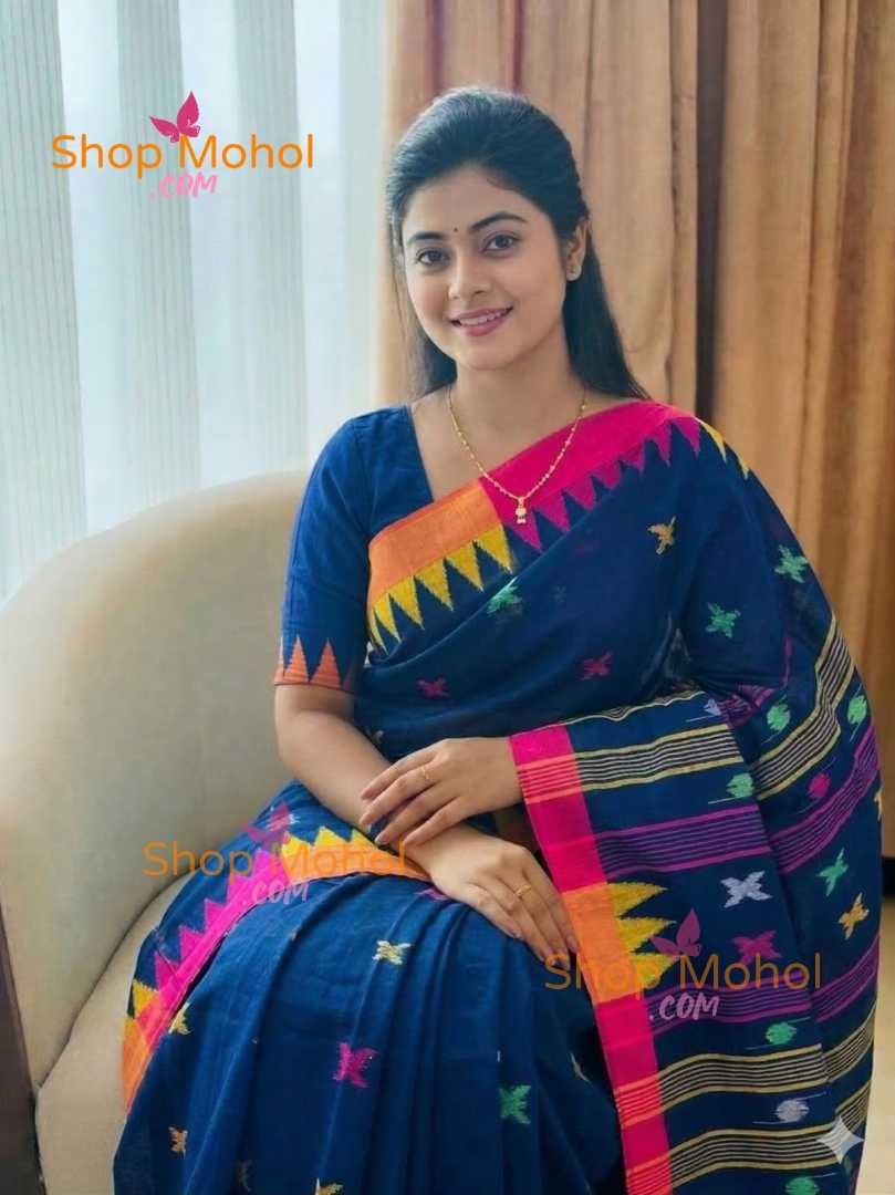 Shiuli,Flower,Monipuri,Saree