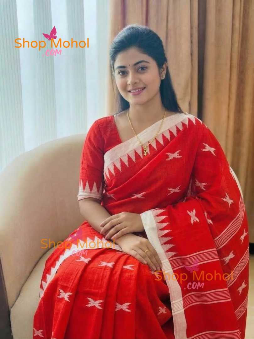 Shiuli,Flower,Monipuri,Saree