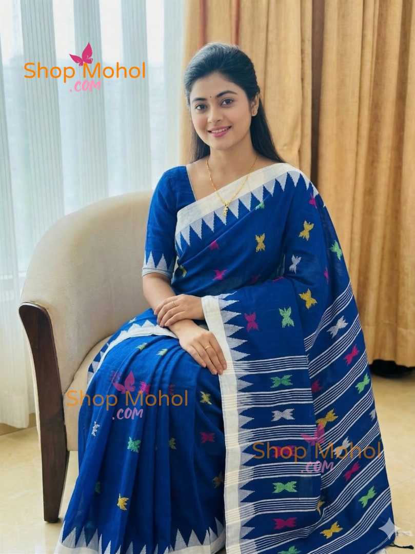 Shiuli,Flower,Monipuri,Saree