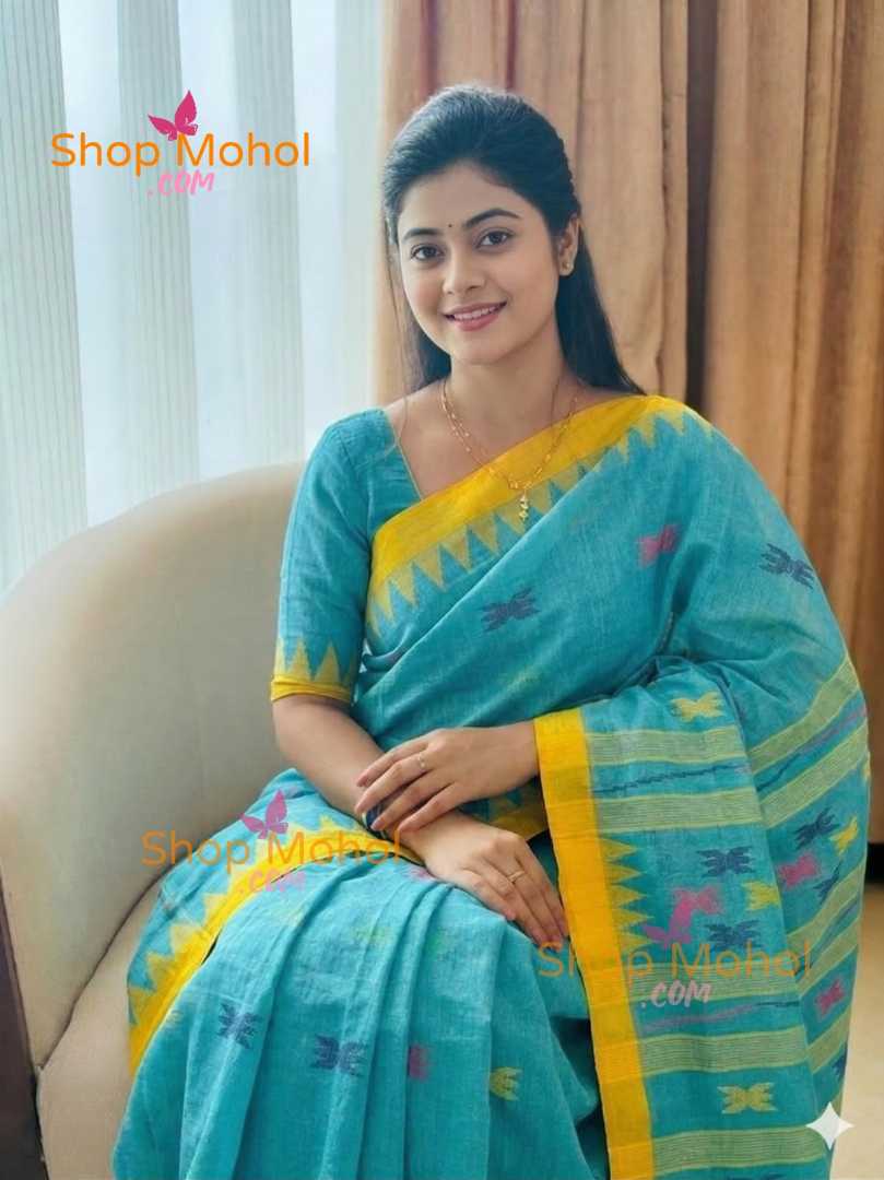 Shiuli,Flower,Monipuri,Saree