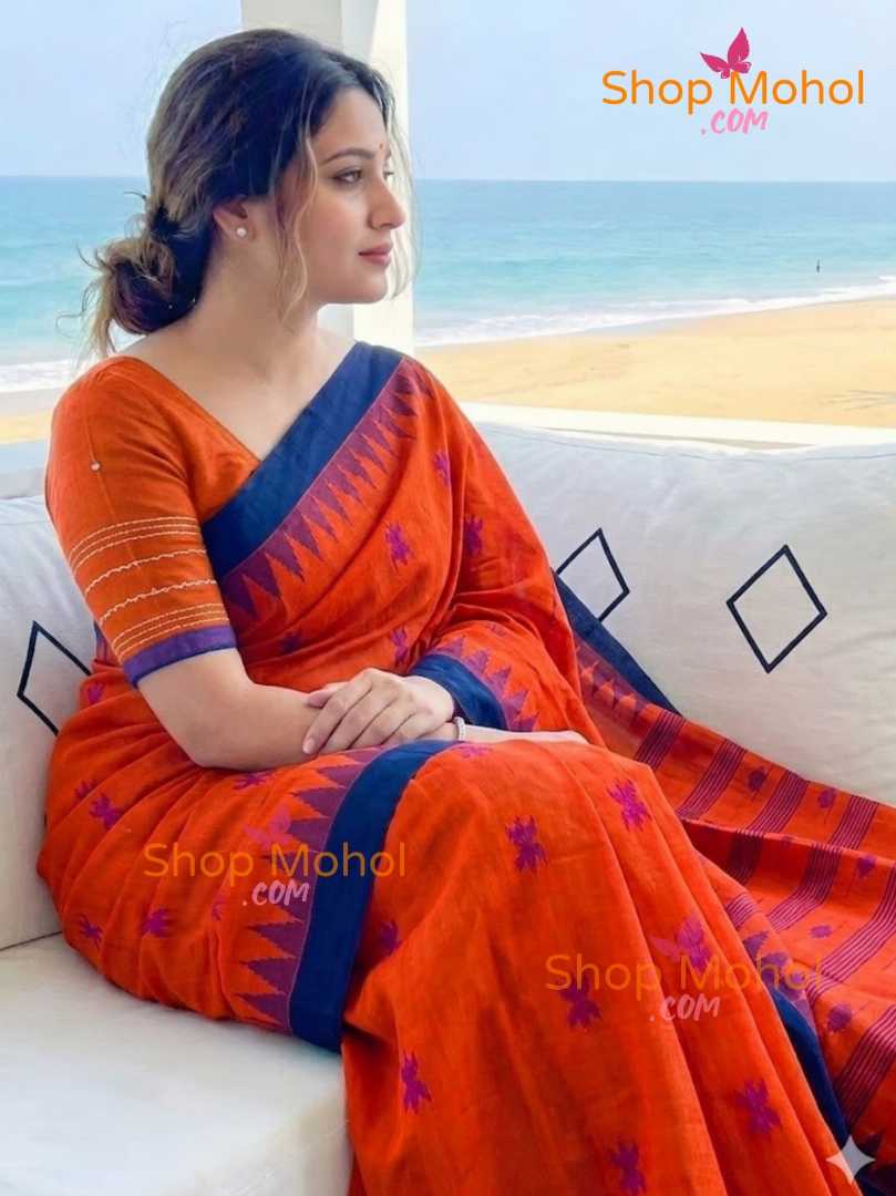 Shiuli,Flower,Monipuri,Saree
