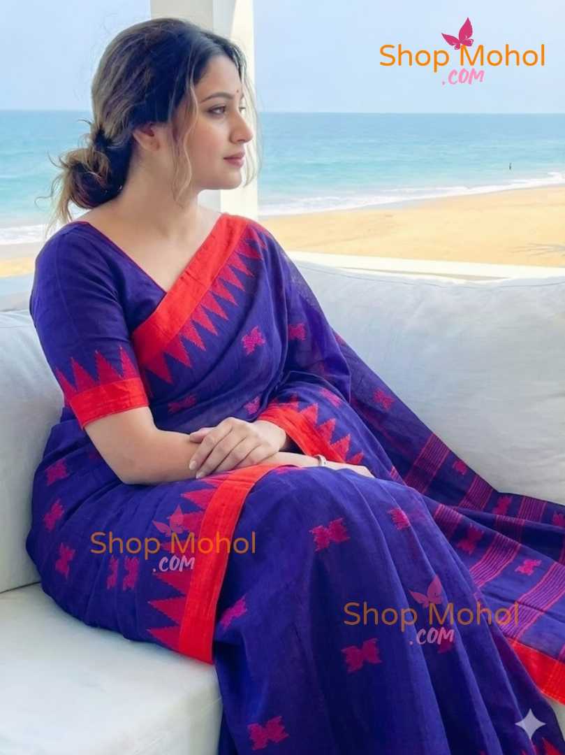 Shiuli,Flower,Monipuri,Saree