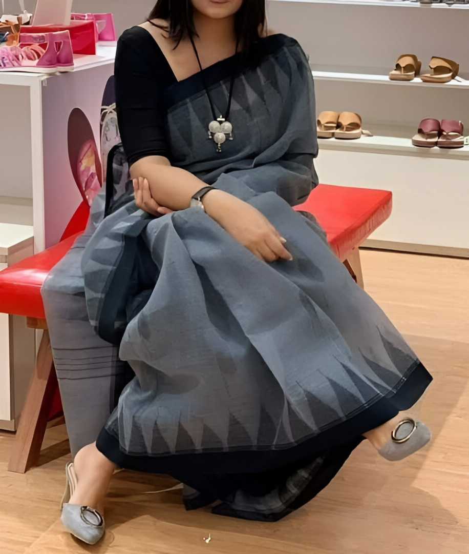 Shiuli,Flower,Monipuri,Saree