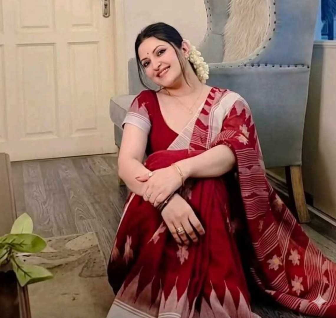 Shiuli,Flower,Monipuri,Saree